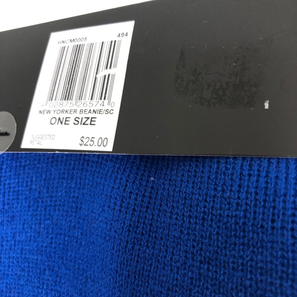 Hurley NEW 2 Piece Mens Winter Hat Beanie Scarf Gift Set Skate Blue White Black - Picture 6 of 9